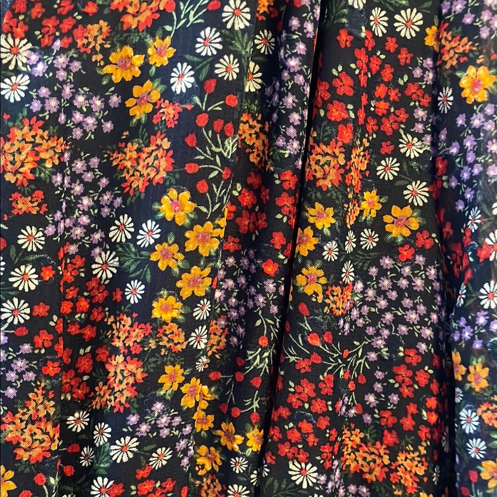 Draper James Red and Yellow Long Sleeve Sundress - Picture 5 of 5